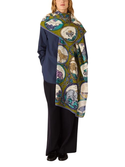 sciarpa donna 70x190 chance inoui militare Inoui Editions | SCARF 70 CHANCE INOUIKHAKI